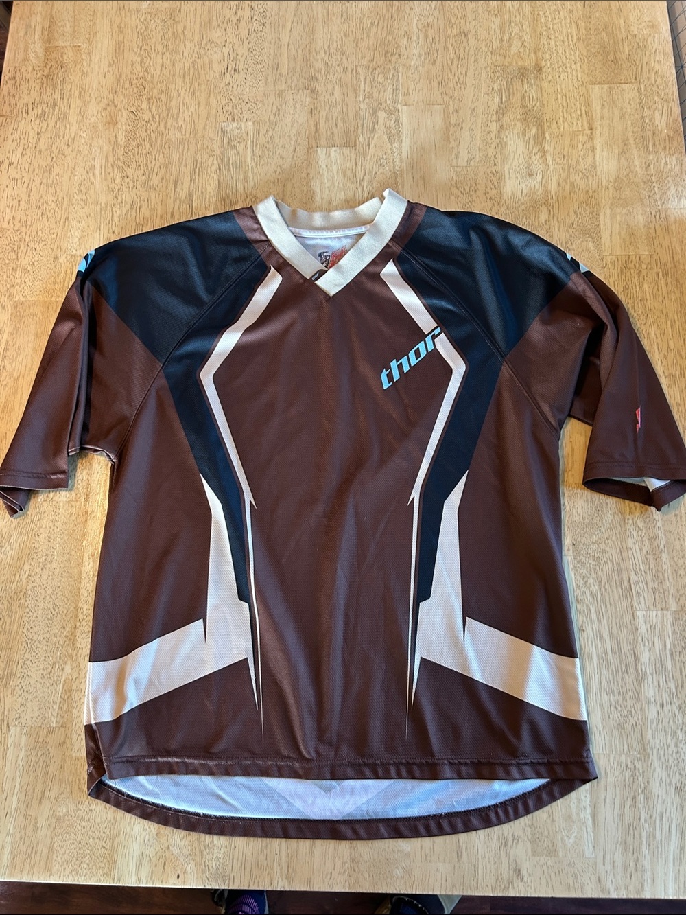 Thor Brown and Black Motocross Jersey